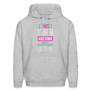 Nurse Practitioner Hoodie - This is what an awesome Nurse Practitioner looks like S00066 Men's Hoodie - heather gray