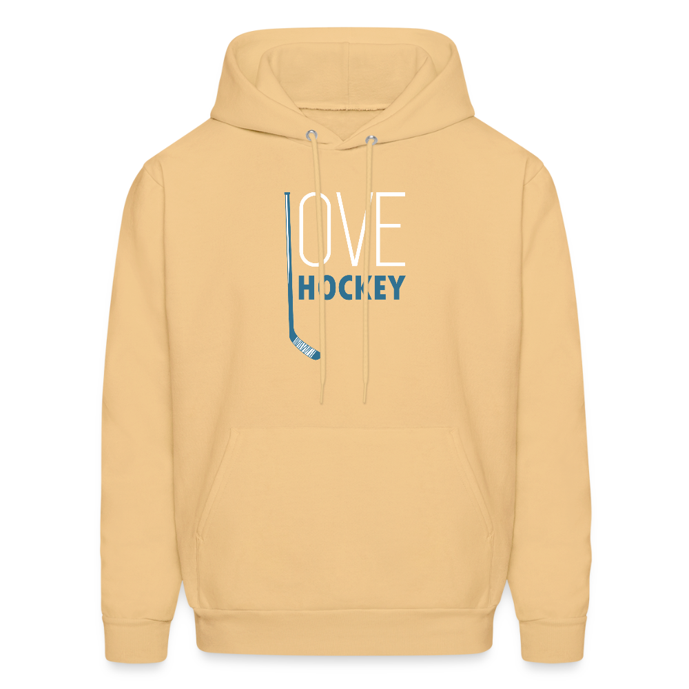 Love Hockey Hoodie S00294 - light gold