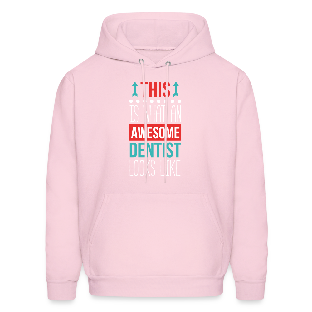 Dentist Hoodie - This is what an awesome Dentist looks like S00063 Men's Hoodie - pale pink