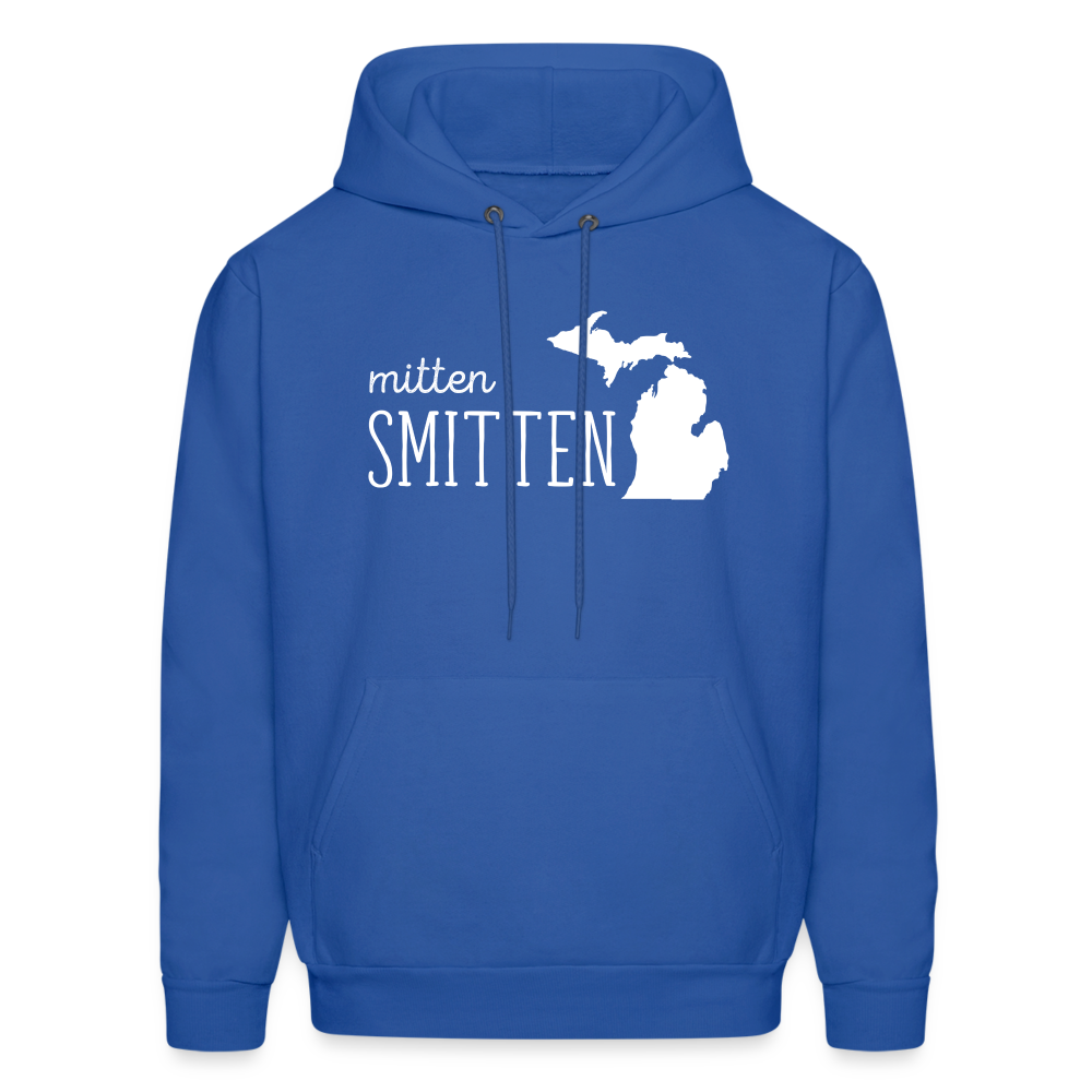 S00022  Personalizable Michigan Mitten smitten Gift, Unisex Longsleeve, Hoodie, Crewneck long sleeve, Sweatshirt, JerseyMen's Hoodie - royal blue