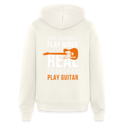 S00605 Some grandpas play bingo, real grandpas play guitar Unisex Zip Hoodie Grandpa GiftBella + Canvas Unisex Full Zip Hoodie - vintage white