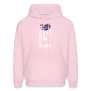 Iceland Hoodie - Legends are born in Iceland, Icelandic Gift K00465 - pale pink