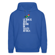 Legends are born in South Africa Unisex Hoodie - royal blue