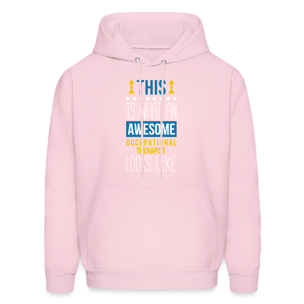 Occupational therapist Hoodie - This is what an awesome Occupational therapist looks like S00073 Men's Hoodie - pale pink
