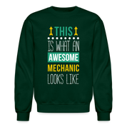S00103 Mechanic Crewneck Sweatshirt - forest green