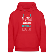 Dentist Hoodie - This is what an awesome Dentist looks like S00063 Men's Hoodie - red