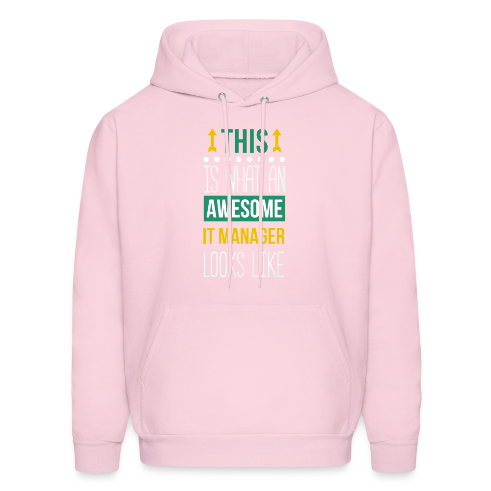 IT manager This is what an awesome IT manager looks like  S00074 Men's Hoodie - pale pink