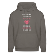 Maybe I can't make a difference for all the animals, but I can make all the difference for some of them S00058 Men's Hoodie - asphalt gray