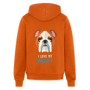 I love my Bulldog Unisex Zip Hoodie S00557 - autumn