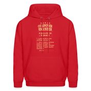 K00800   Computer Engineer Hoodie - Computer Engineer see also WIZARD, MAGICIAN, Computer Engineer Gift - red