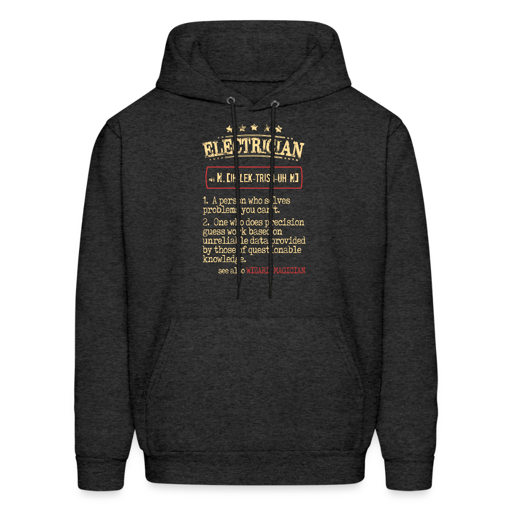 Electrician see also WIZARD, MAGICIAN Unisex Hoodie - charcoal grey