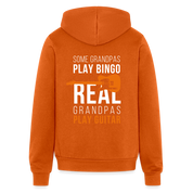 S00605 Some grandpas play bingo, real grandpas play guitar Unisex Zip Hoodie Grandpa GiftBella + Canvas Unisex Full Zip Hoodie - autumn