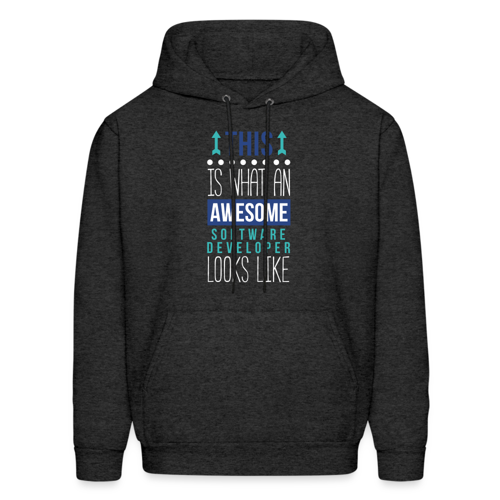 Nurse Practitioner Hoodie - This is what an awesome Nurse Practitioner looks like S00067 Men's Hoodie - charcoal grey