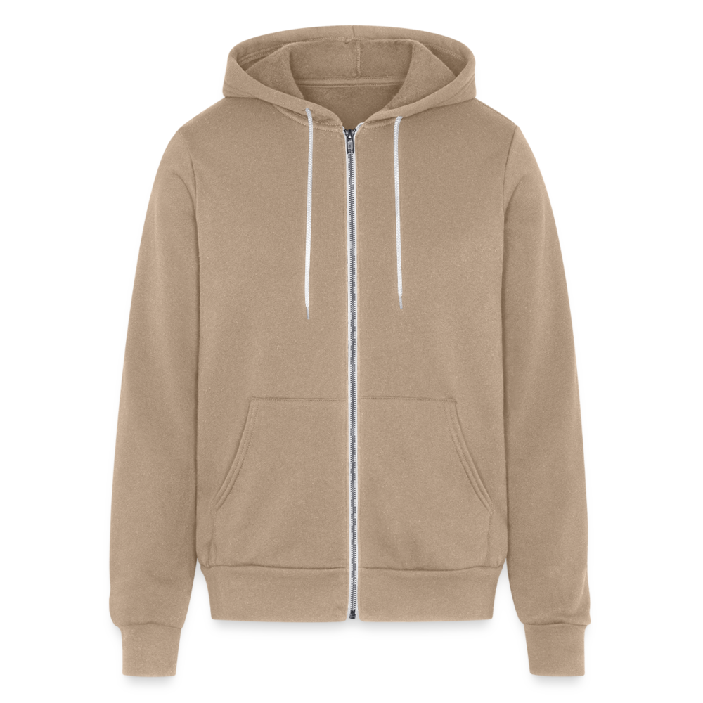 S00605 Some grandpas play bingo, real grandpas play guitar Unisex Zip Hoodie Grandpa GiftBella + Canvas Unisex Full Zip Hoodie - tan