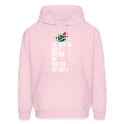 Legends are born in South Africa Unisex Hoodie - pale pink