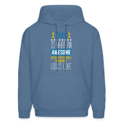 Occupational therapist Hoodie - This is what an awesome Occupational therapist looks like S00073 Men's Hoodie - denim blue