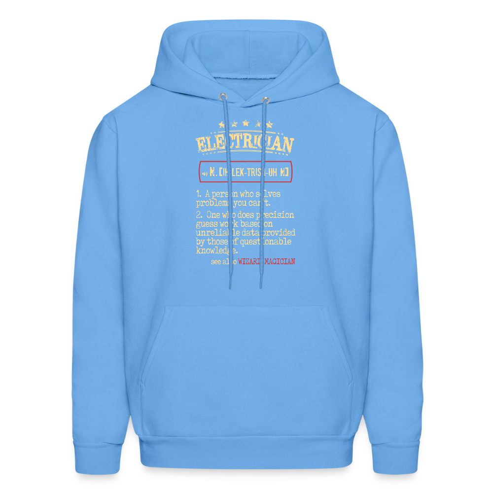 Electrician see also WIZARD, MAGICIAN Unisex Hoodie - carolina blue