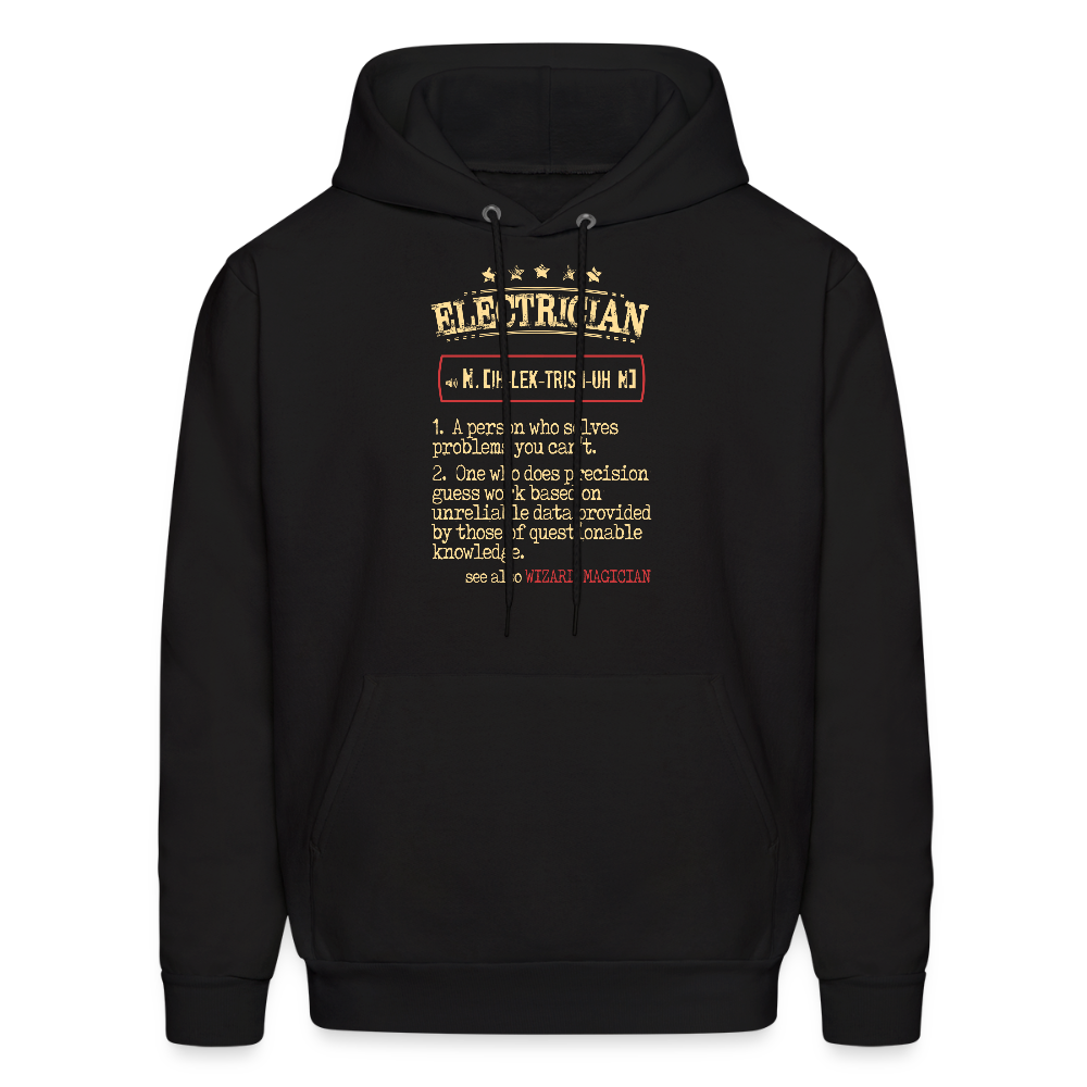 Electrician see also WIZARD, MAGICIAN Unisex Hoodie - black