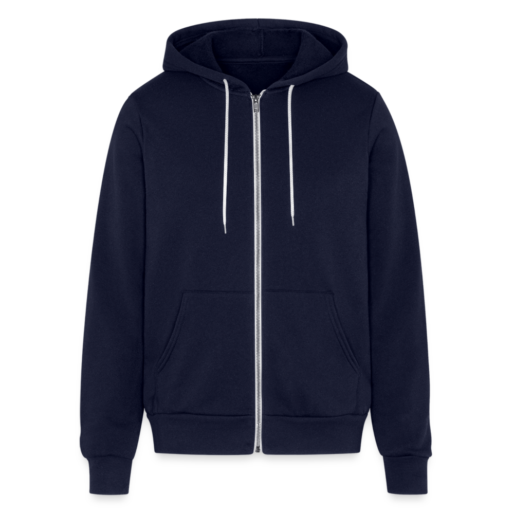 S00605 Some grandpas play bingo, real grandpas play guitar Unisex Zip Hoodie Grandpa GiftBella + Canvas Unisex Full Zip Hoodie - navy