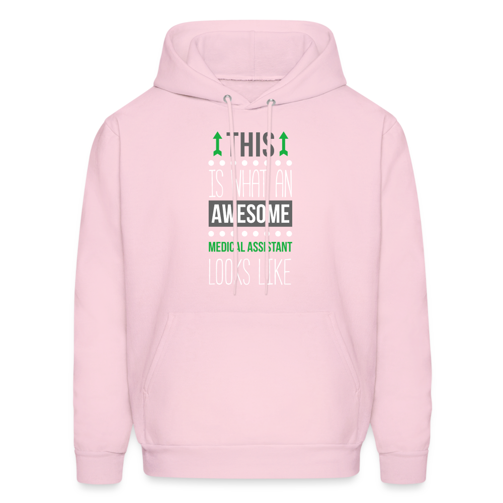 Medical Assistant This is what an awesome Medical Assistant looks like S00093Men's Hoodie - pale pink