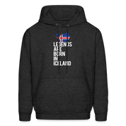 Iceland Hoodie - Legends are born in Iceland, Icelandic Gift K00465 - charcoal grey