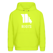 S00025 Missouri - Roots  Men's Hoodie - safety green