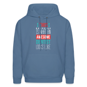 Dentist Hoodie - This is what an awesome Dentist looks like S00063 Men's Hoodie - denim blue