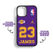 Lakers Personalized custom iPhone case