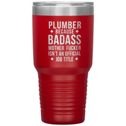 Plumber Gift, Plumber badass, Tumbler, Travel mug, Coffee Tumbler, Present for Plumber Colleague