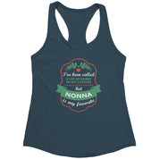 S00621 Grandma I've been called a lot of names in my lifetime, but nonna is my favorite Gift, Birthday Present, Racerback, Tank Top, Summer Apparel
