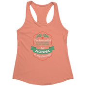 S00621 Grandma I've been called a lot of names in my lifetime, but nonna is my favorite Gift, Birthday Present, Racerback, Tank Top, Summer Apparel