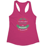 S00621 Grandma I've been called a lot of names in my lifetime, but nonna is my favorite Gift, Birthday Present, Racerback, Tank Top, Summer Apparel
