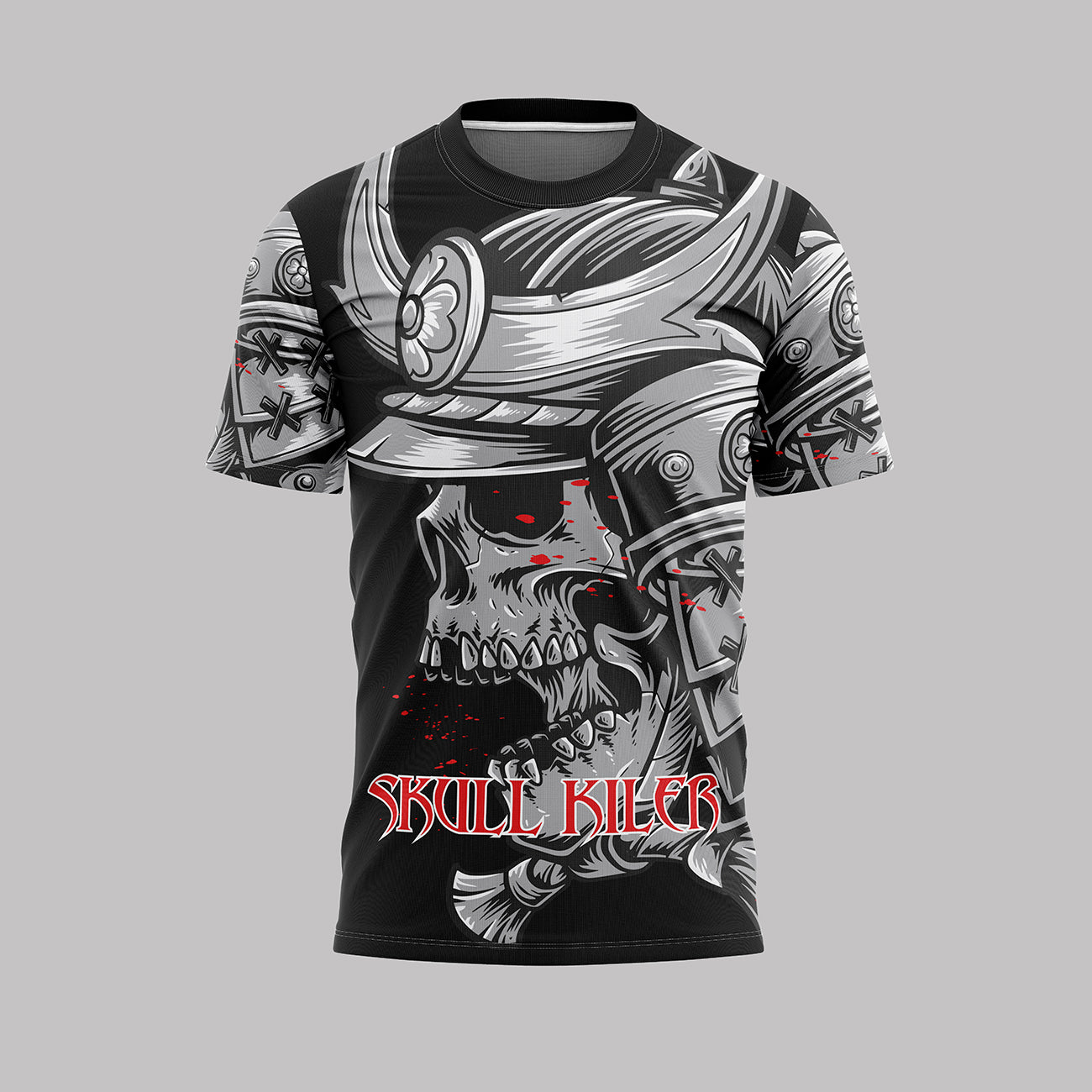 Skull Killer Short Sleeve Sports T-Shirt – Stay Cool, Train Hard