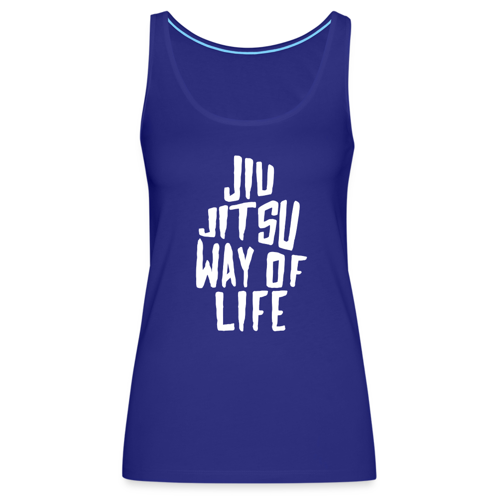 Jiu Jitsu way of life Women’s Premium Tank Top - royal blue