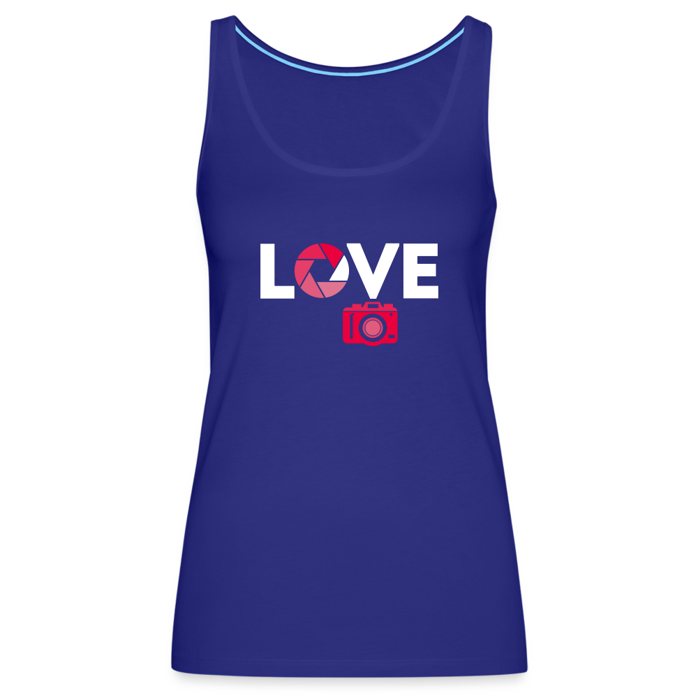 Photography Love Women’s Premium Tank Top - royal blue