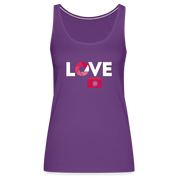 Photography Love Women’s Premium Tank Top - purple