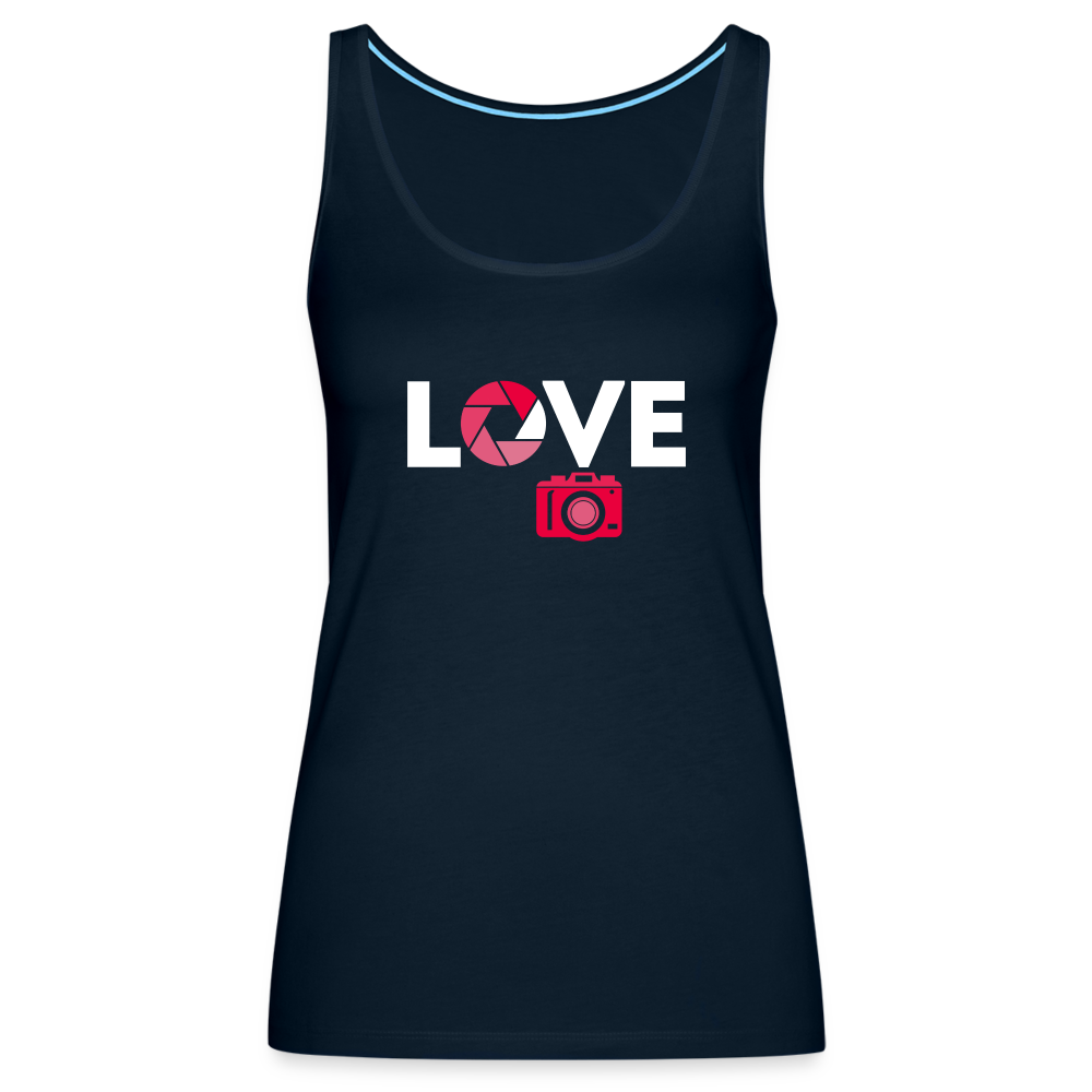 Photography Love Women’s Premium Tank Top - deep navy