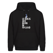Legends are born in Finland Men's Hoodie К00449 - black