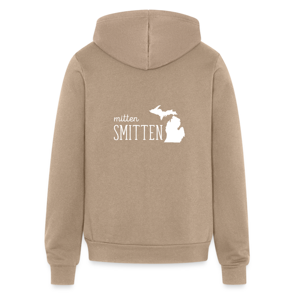 Mitten smitten S00022 Unisex Full Zip Hoodie - tan