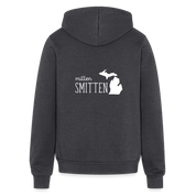 Mitten smitten S00022 Unisex Full Zip Hoodie - charcoal grey