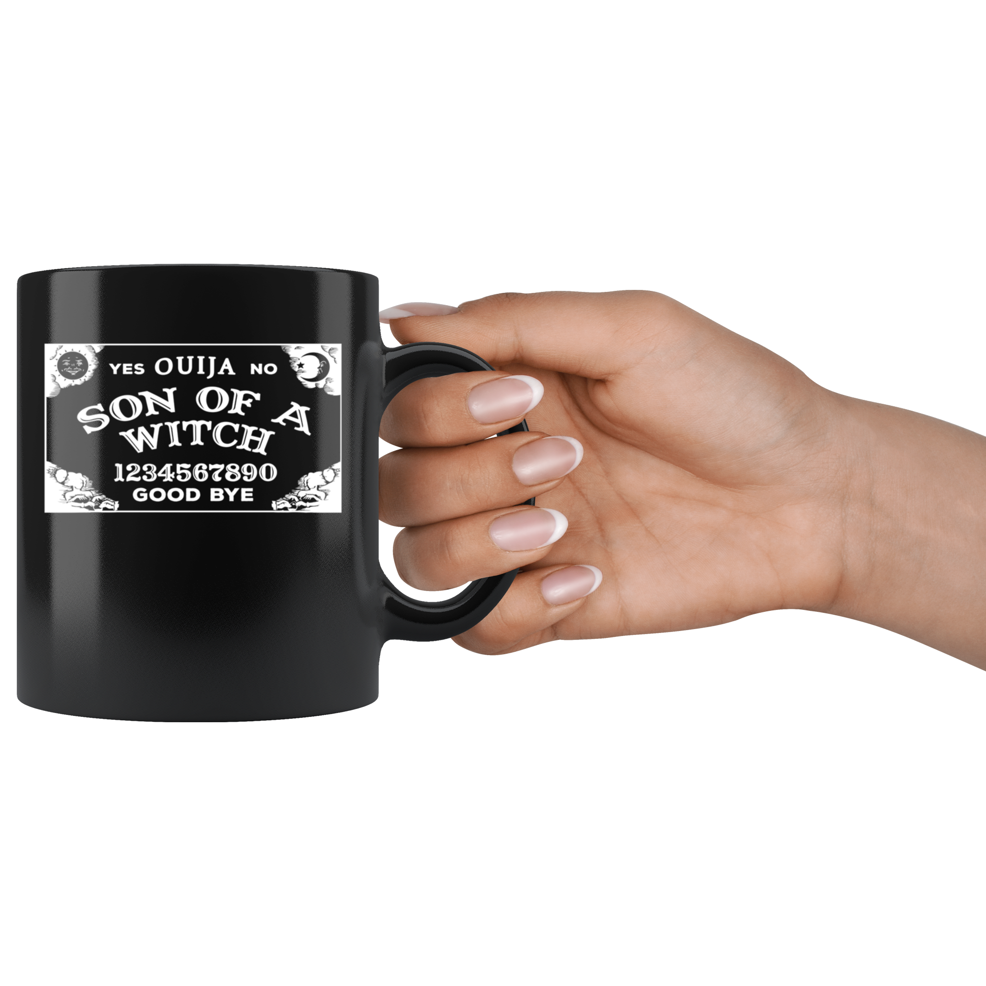 Funny mug - Son of a witch Ouija Mug 11oz Black