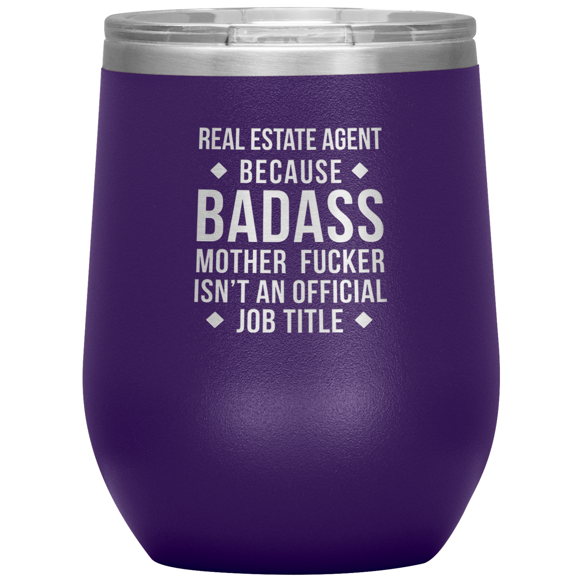 Real Estate Agent Gift, Real Estate Agent badass, Vacuum Tumbler, Travel mug, Coffee Tumbler, Present for Real Estate Agent Colleague