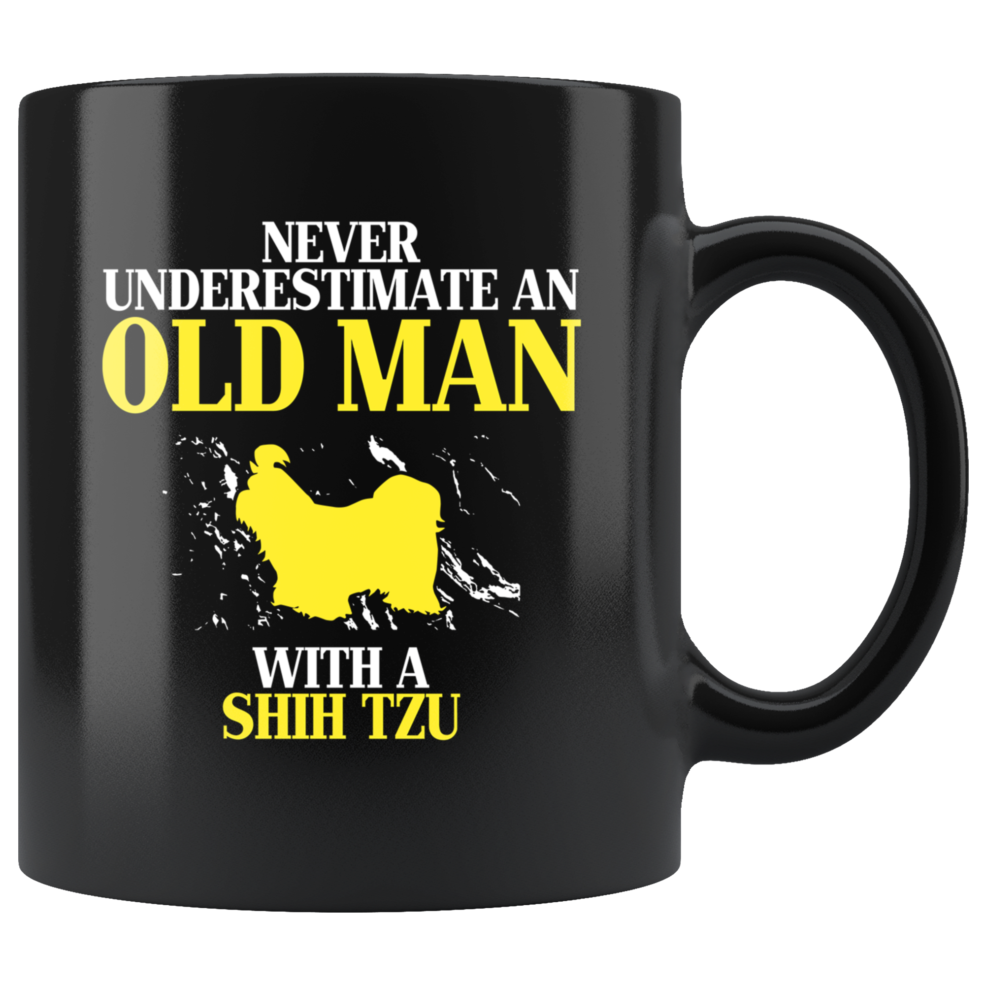 Never underestimate old men with shih tzu