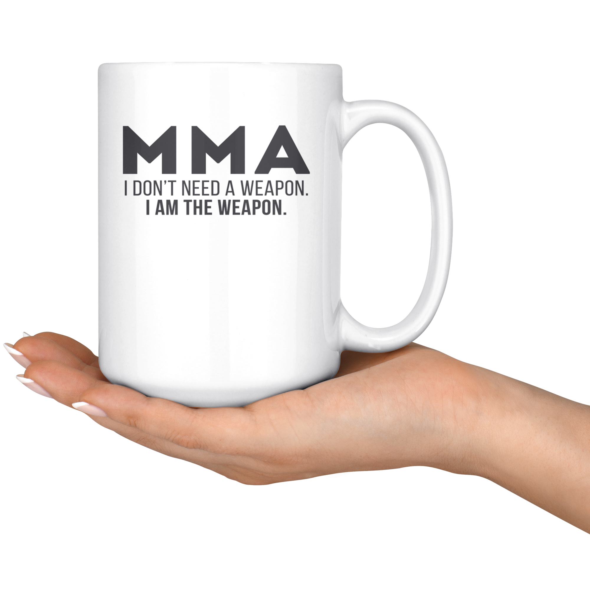 MMA fighter, MMA lover, MMA White Mug, Birthday Present, Christmas Gift,15oz white mug, Father's Day gift, Mother's Day Gift