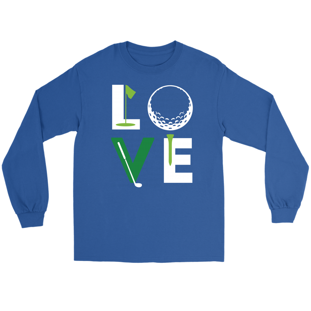 Golf Love Gift, Unisex Longsleeve, Hoodie, Crewneck long sleeve, Sweatshirt, Jersey
