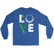 Golf Love Gift, Unisex Longsleeve, Hoodie, Crewneck long sleeve, Sweatshirt, Jersey