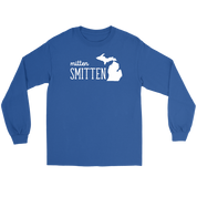 Michigan Mitten smitten Gift, Unisex Longsleeve, Hoodie, Crewneck long sleeve, Sweatshirt, Jersey