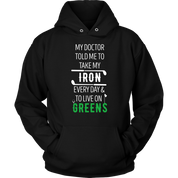 Golf My doctor told me to take my iron every day Gift, Unisex Longsleeve, Hoodie, Crewneck long sleeve, Sweatshirt, Jersey