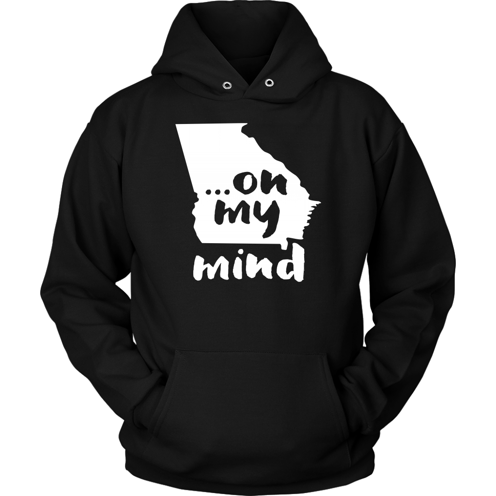 Georgia ... on my mind Gift, Unisex Longsleeve, Hoodie, Crewneck long sleeve, Sweatshirt, Jersey