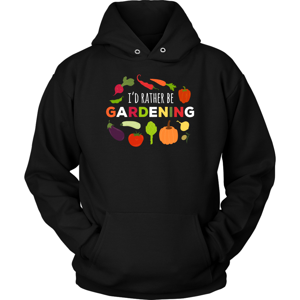Gardening I'd rather be gardening Gift, Unisex Longsleeve, Hoodie, Crewneck long sleeve, Sweatshirt, Jersey